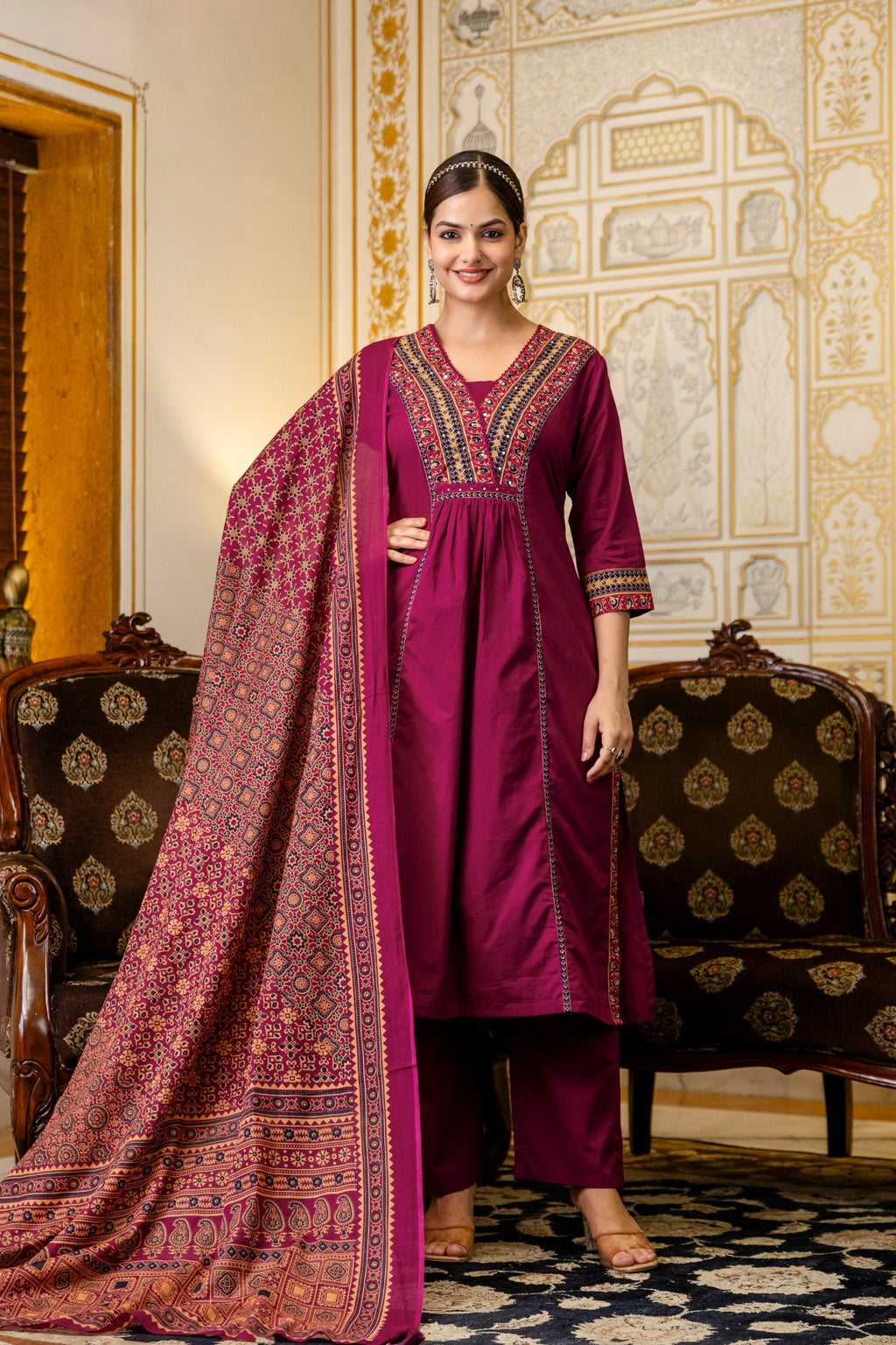 Jaipuri kurta set