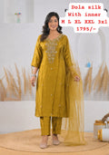 Dola silk with inner