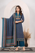Cotton 3 pc suit