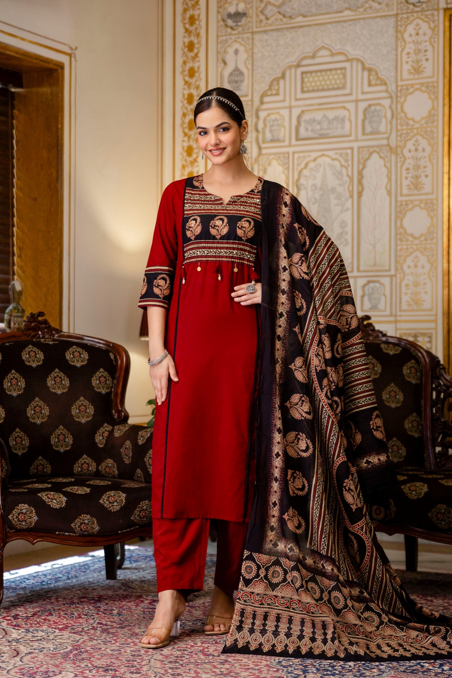 Cotton kurta suit